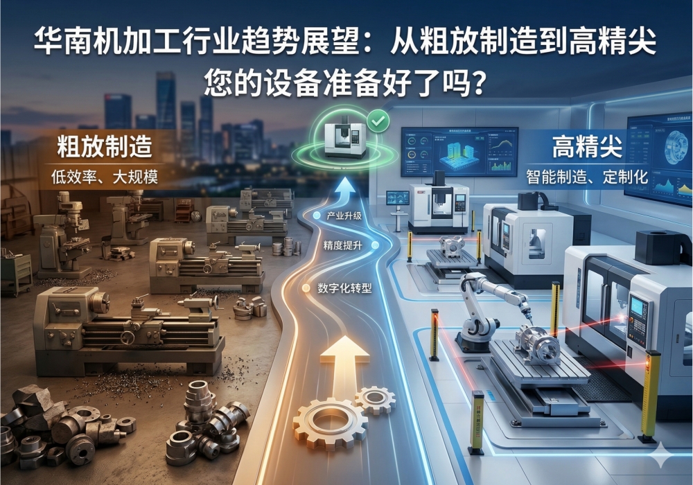 2026华南机加工行业趋势展望：从粗放制造到高精尖，您的设备准备好了吗？